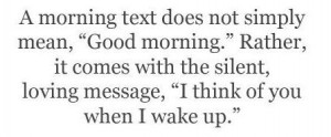 Good Morning Texts