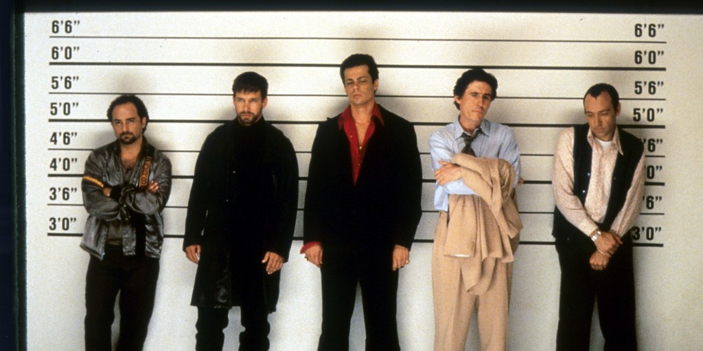 Stephen Baldwin And Gabriel Byrne In 'The Usual Suspects'